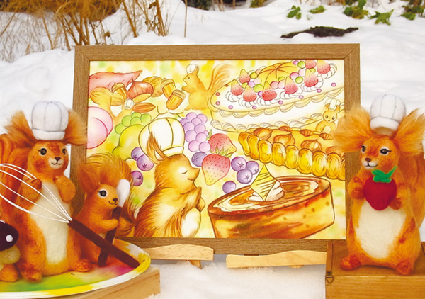 クリスマスの特別な物語 色鉛筆で描いた絵本原画展 - ギャラリー村