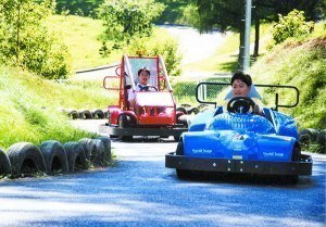 ロープウェイ、大空、はたまたアンパンマン？
