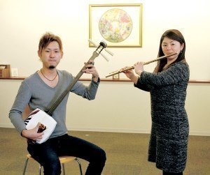 おかだ紅雪庭でコンサート 和洋のコラボ楽しんで