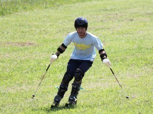夏も滑りたかった人に朗報カムイでグラススキー始動