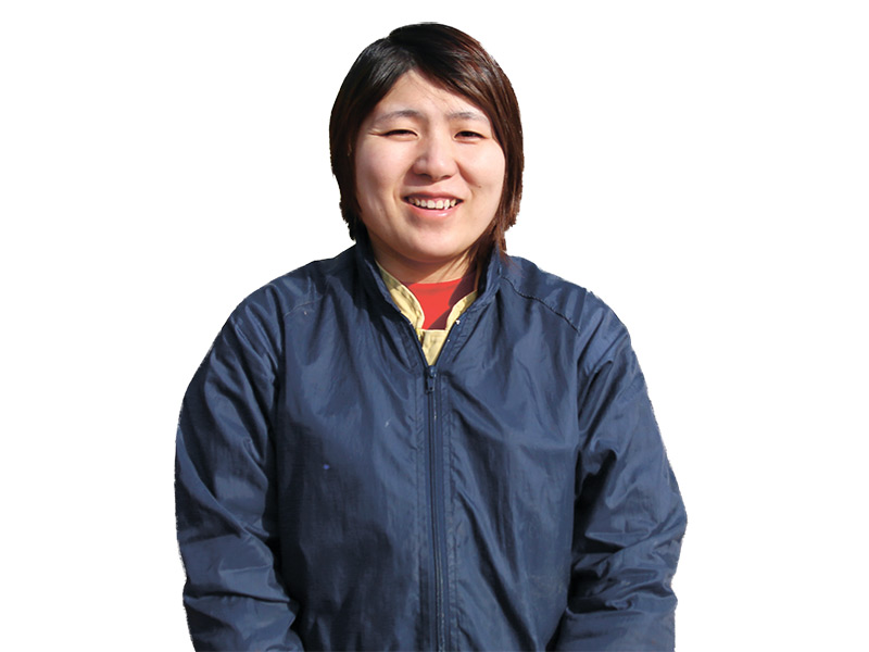 羊の飼育員　東川裕美さん<br /><br />
羊と大自然が織り成す牧歌的な雰囲気。「天気のいい日は、この丘にいるだけでも癒されますよ」