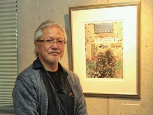 今村由男さん個展嵐山で8月5日まで