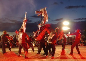 郷土に感謝捧げる迫力の踊り4日に当麻で蟠龍まつり