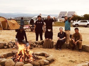 士別産のサフォークラム炭火で味わうお祭り