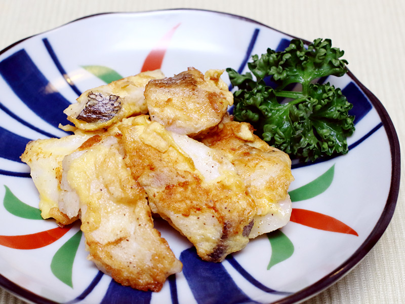 淡白なたらにちょっと食べ応えを加味すれば粋なツマミに。