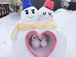 雪だるまコンテスト 人気ナンバー1は賞金5万円