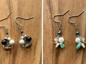 ハンドメイドの作品展おにぎりなどの販売も