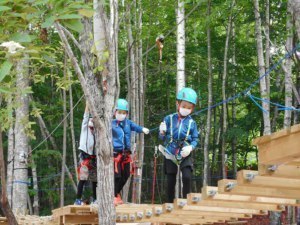 道の駅に新アクティビティ森で楽しむ空中散歩