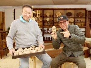 家具職人が本領発揮！？旭川産けん玉誕生