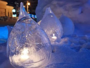 雪だるまに思いをのせて写真で届ける感謝とエール
