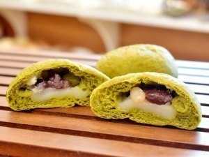抹茶の豆大福