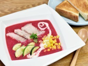 ビーツのポタージュ風ボルシチ