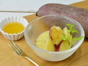 さつまいもの柚子煮