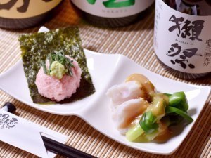 店主の心意気が伝わる肴や旨い道のお通し