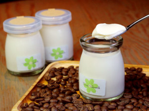 白いコーヒープリン