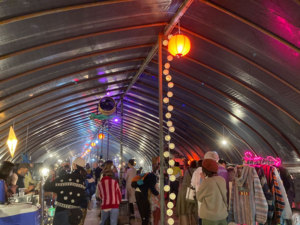 夜の森でハロウィンナイト