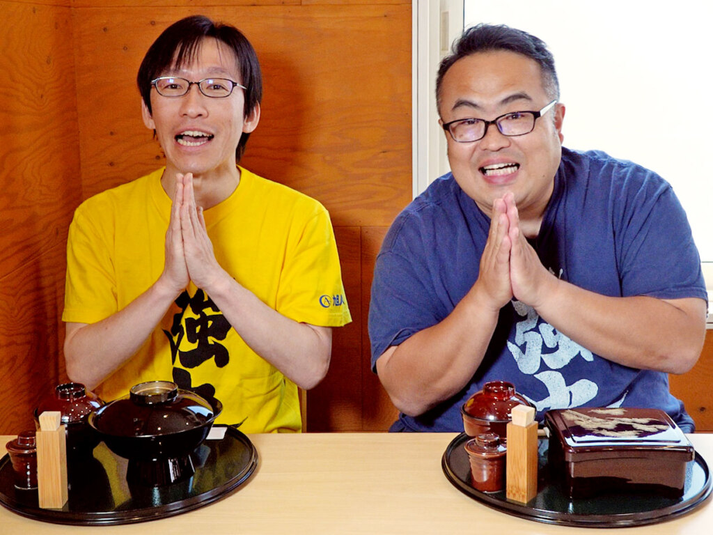 江別編はこの人抜きには始まりません。今回も旭川ガス江別支社の前鼻さん登場!はっしーと2人で一緒に「いただきガス!」