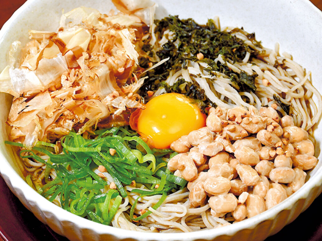 月見納豆蕎麦 1,200円