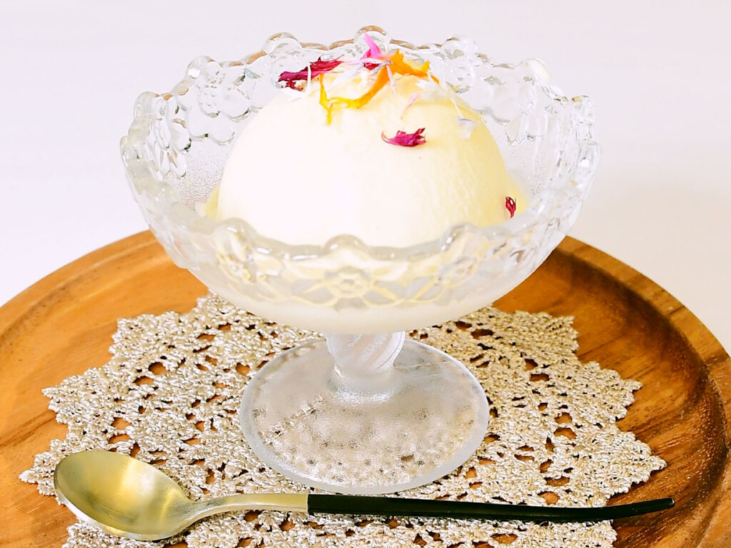 オーガニックシュガーを使ったアイスクリームも絶品♡