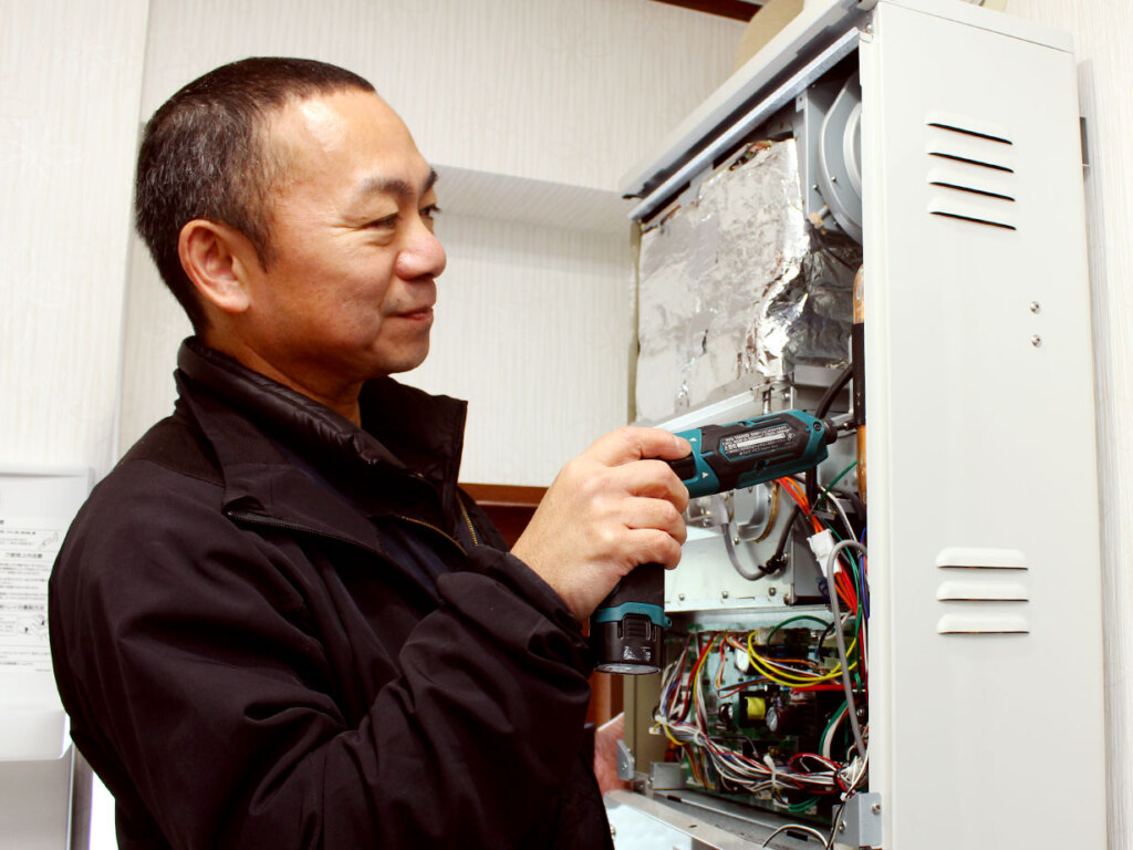 ボイラーなど出張修理・点検は5,000円～承ります