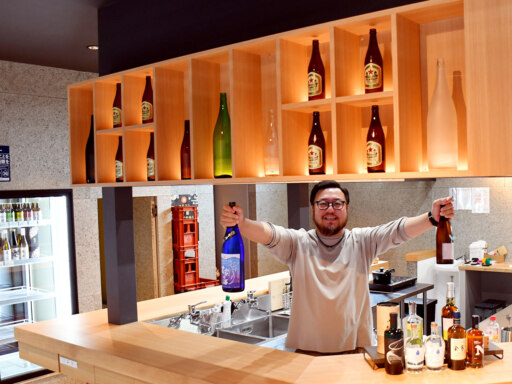 人と物、町の魅力いきかう場当麻に角打ち楽しめる酒店