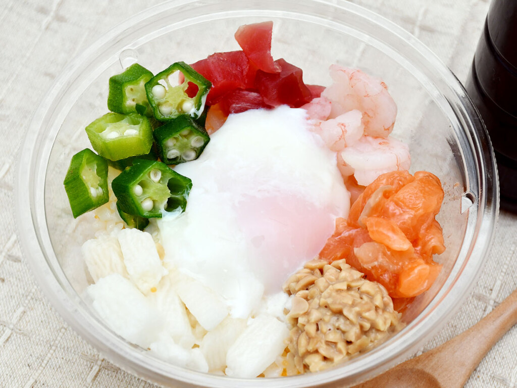 海鮮ねばねばちらし 480円