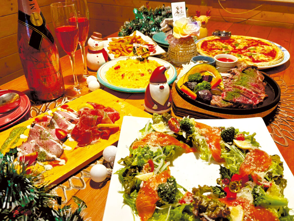 肩ひじ張らずに楽しめる気軽さは、カフェならでは。今年は、お店パーティでラクしちゃおう