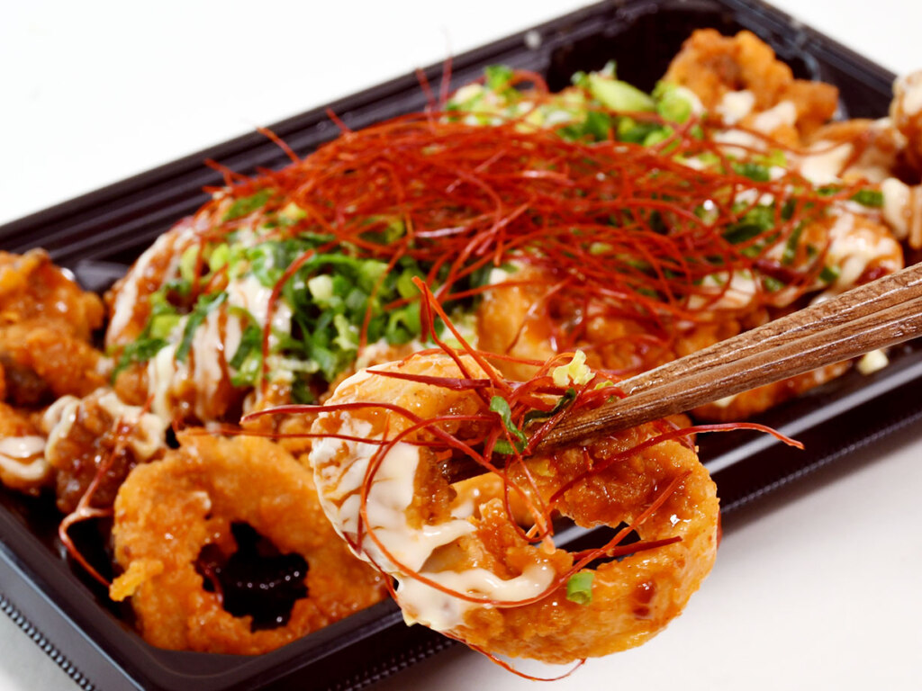 酒テロ!ヤンニョムイカ唐揚げ 430円