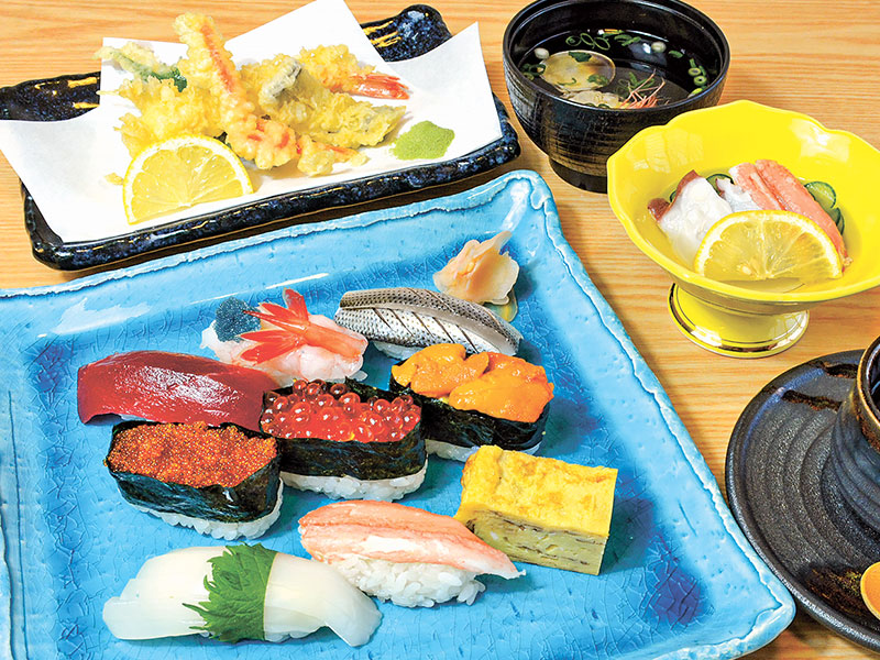 特鮮すし久ランチ 3,300円（酢の物・お吸い物付き）※コーヒー＋220円