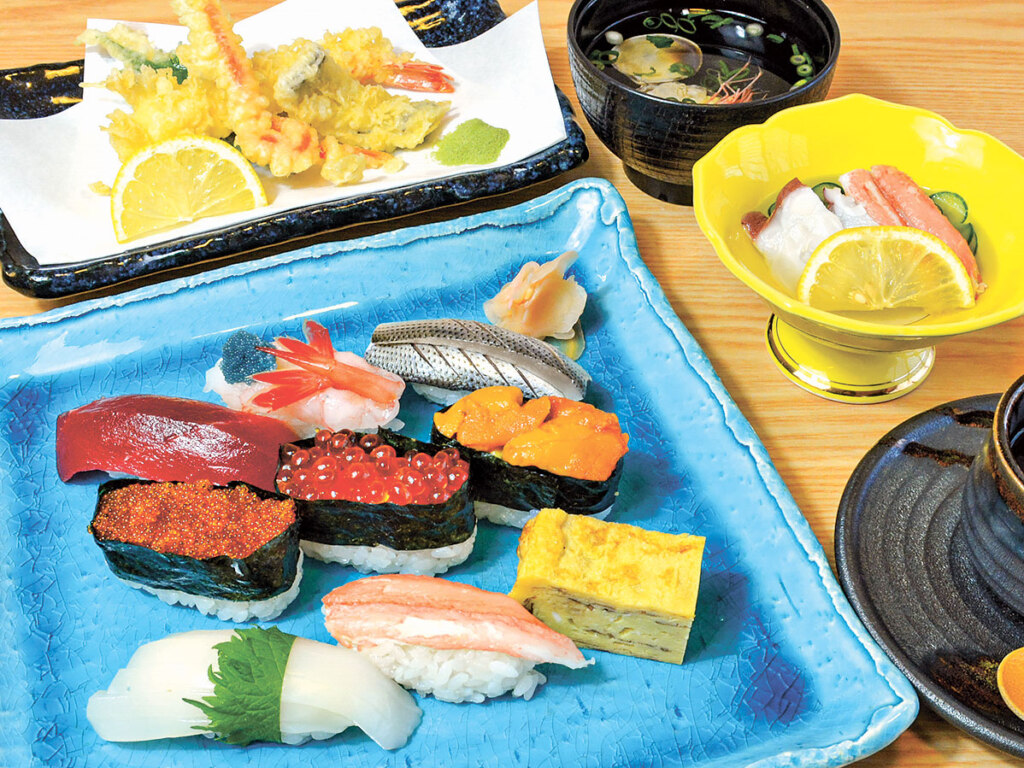 特鮮すし久ランチ 3,300円（酢の物・お吸い物付き）※コーヒー＋220円