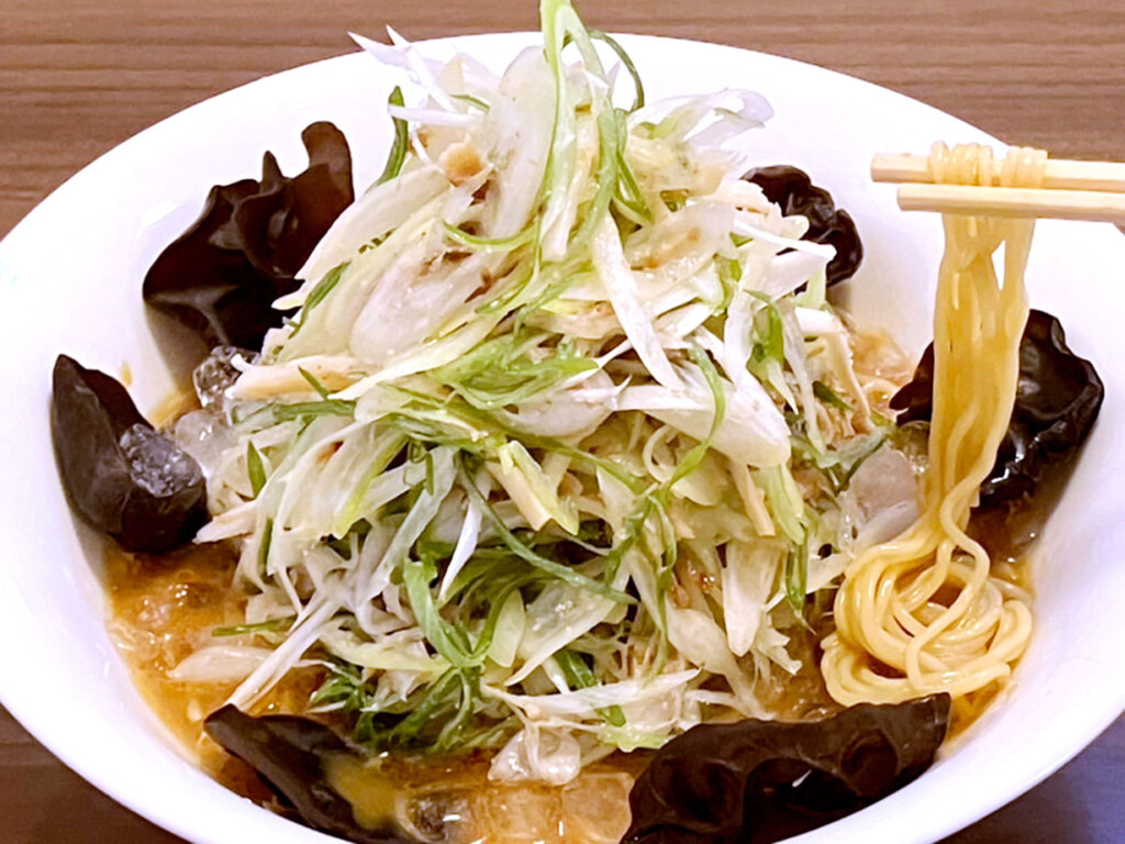 冷やしねぎら～めん しょうゆ 1,300円