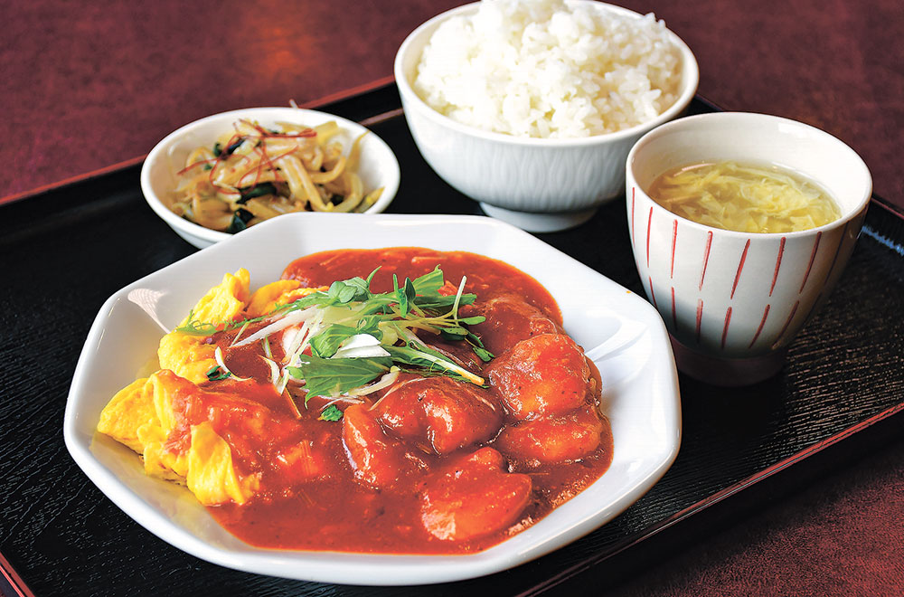 週替わり熊猫定食 1,000円（ご飯・スープ・ナムル付き）