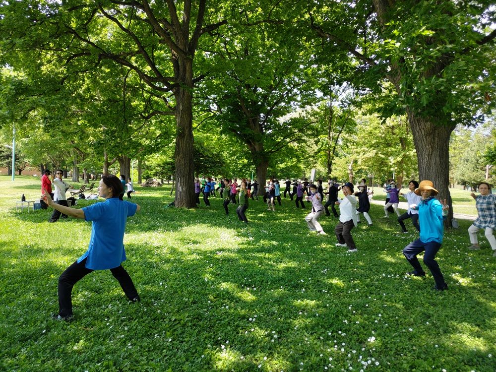 青空太極拳　in　常磐公園