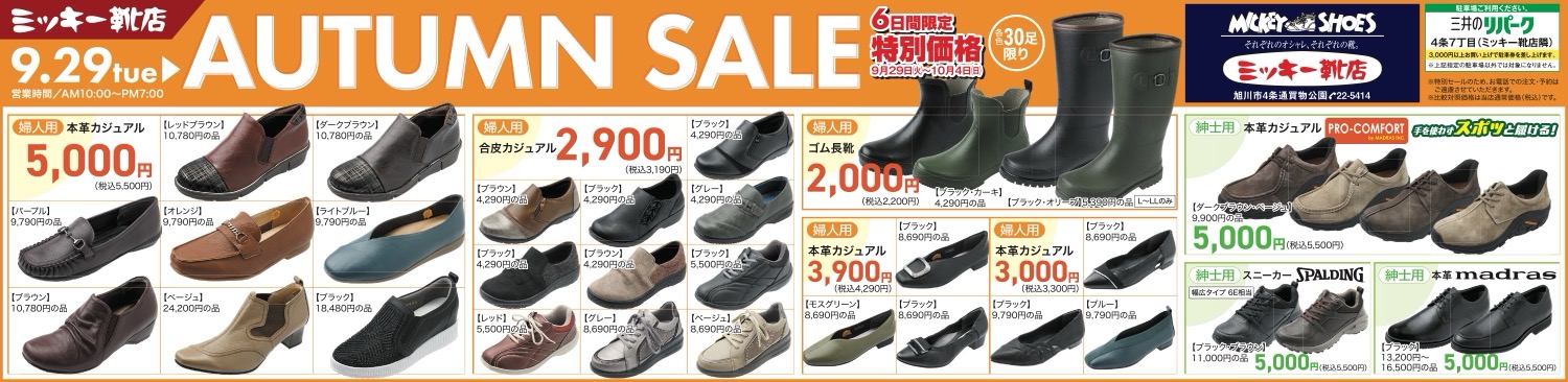AUTUMN SALE
